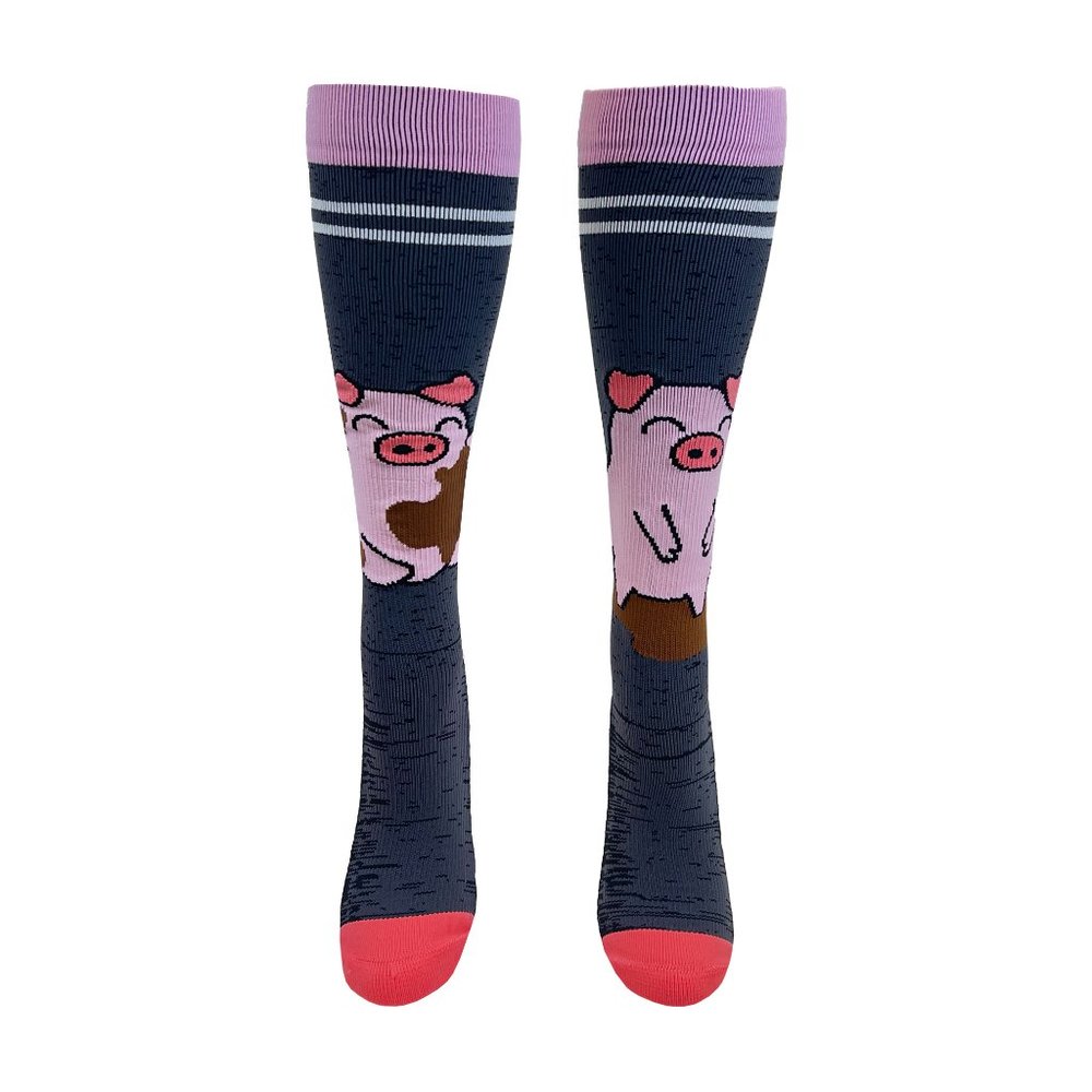 Muddy Pigs 10-14mmHG Fashion Light Compression Socks
